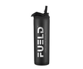 FUELDFUELD Ice Shaker 20oz Skinny Tumbler, Stainless Steel Insulated Water BottleShaker Bottle20oz Skinny Steel Tumbler - Black