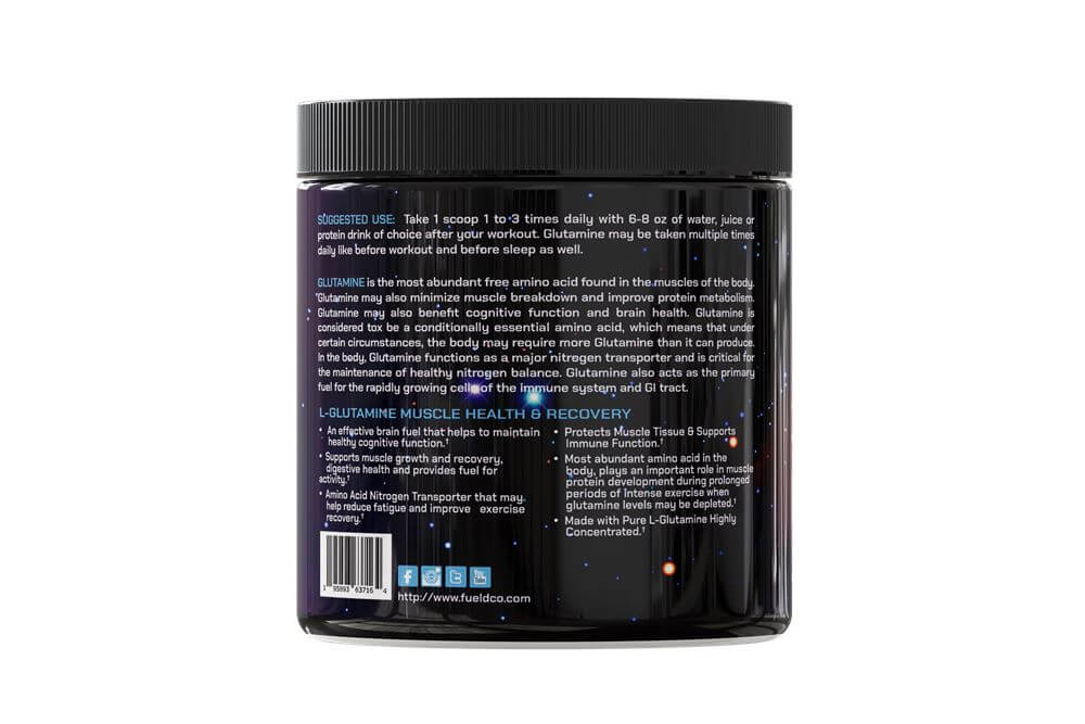 FUELDFUELD L - Glutamine Protects Muscle Tissue & Supports Immune Function (300g 60 Servings)Glutamine